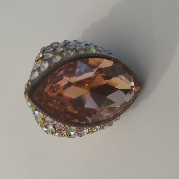 Pretty Ring With Pink Rhinestone! - Picture 4 of 6